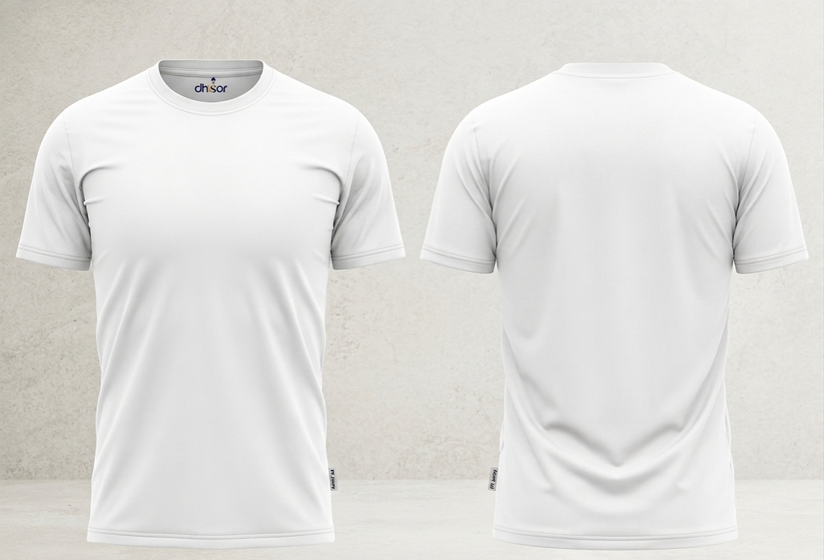 PP Jersey - 140  GSM (White Colour)